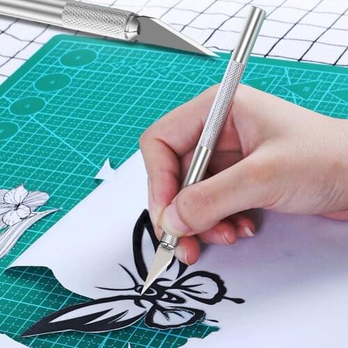 Carving Knife Precision Cutting Hobby Knife for Clay Sculpture Pottery Modeling Polymer Craft Paper Carving Ceramics Tools GYH