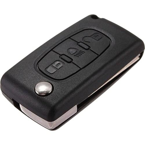 Easy install, durable 3 button key cover remote control for citroen C2 C3 C4 C5 C6 xsara picasso