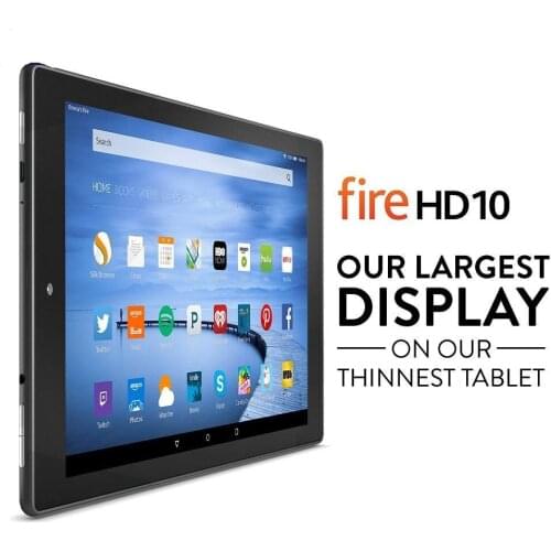 10 X Ultra Clear Screen Protector Film Anti-Fingerprint Protective Film For Amazon Kindle Fire HD 10 2017 10.1" Tablet dry cloth