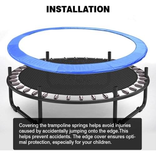 3.05m/3.66m Universal Trampoline Replacement Safety Pad Spring Cover Long Lasting Trampoline Edge Cover Fitness Accessories
