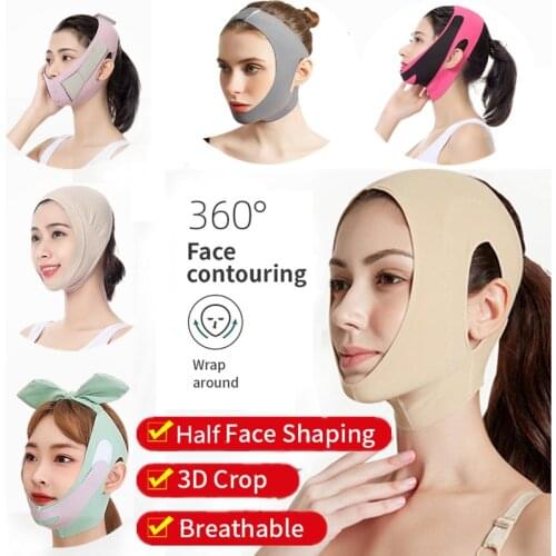Facial V Shaper Face Slimming Bandage Relaxation Lift Up Belt Shape Lift Reduce Double Chin Thining Band Massage Best Sale