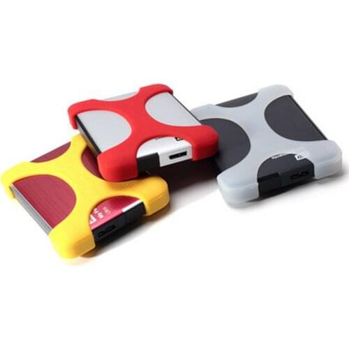 2.5-inch Shockproof Hard Drive Disk Soft Silicone Many Colours Sleeve Cover Mini Hard Drive Sticker Smart Accessories
