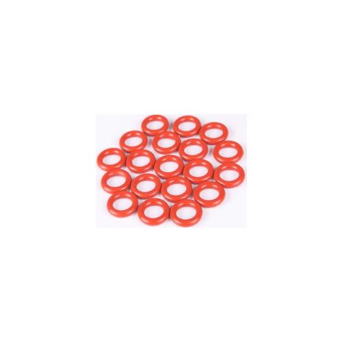 20pcs wire diameter 3.1mm red silicone O-ring high temperature waterproof ring non-toxic seal outer diameter 74mm-82mm length