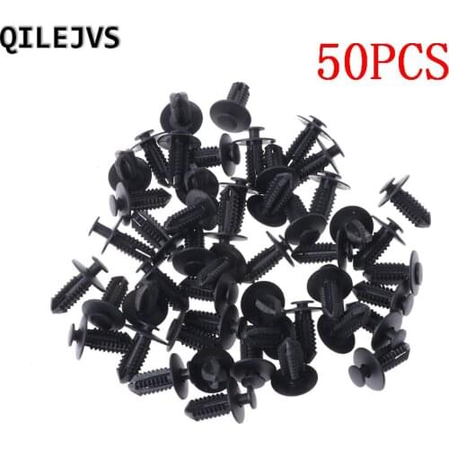 50 Pcs Car Auto Push Type Bumper Fender Retainer Fasteners Clip For BMW Mercedes