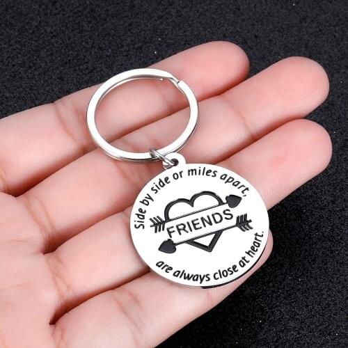 Friendship Key Chain Gift for Women Men Boy Girl Birthday Valentines Graduation Anniversary New Year Gift for Best Friend