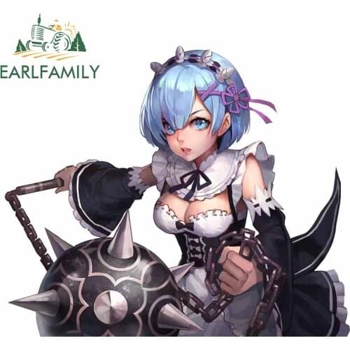 EARLFAMILY 13cm x 10.7cm for Reim Vinyl Car Wrap Car Stickers and Decals Fashion Occlusion Scratch Suitable for VAN RV SUV