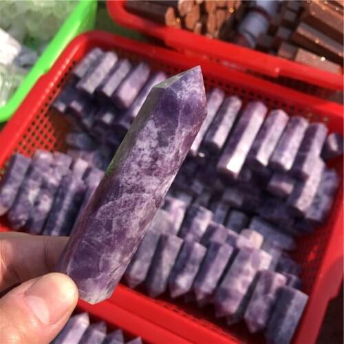2.2LB Wholesale High-Quality natural wholesale customization crystals healing stones Lilac point