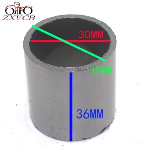 30X35X36 For Exhaust Motorcycle Pipe Graphite gasket Muffler Silencer Connector Dirt Pit Bike 35X30X36 30 35 36