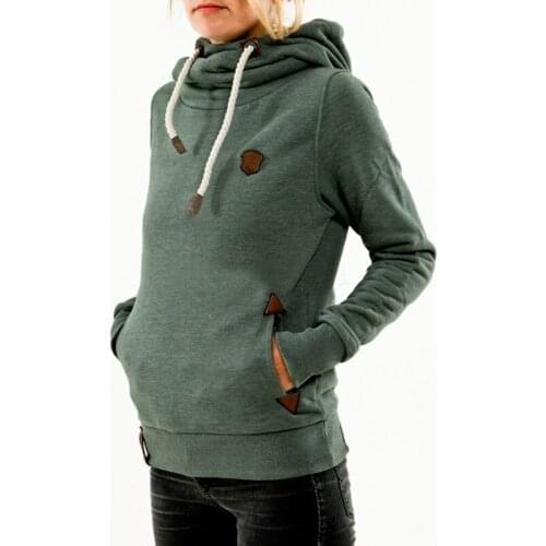 XUANCOOL Winter Autumn 2019 Women Hoodies Female Cotton Warm Hooded Sweatshirt Long Sleeve Pockets Casual Pullovers Coat S-XXXXL