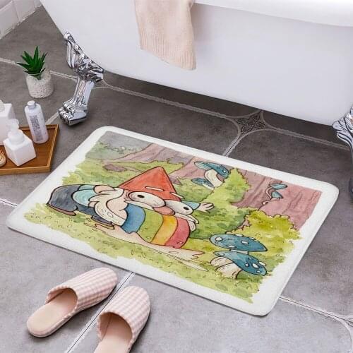 Burping gnome 3D Print Doormats Rectangle Non-Slip DoorMat Bedroom Kitchen Entrance Print Door rugs Dropshipping