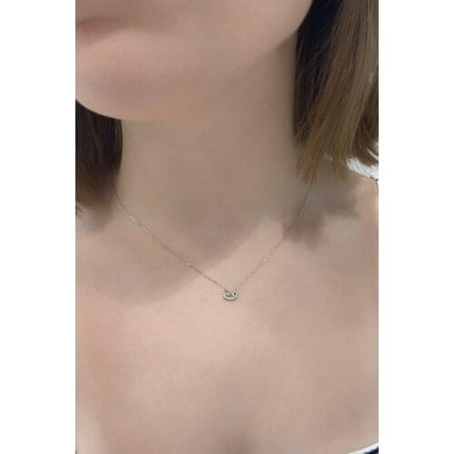 Tiny Vav Letter 925 Silver Necklace