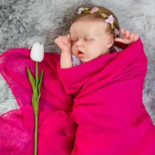 Hoomai New 43CM Soft Silicone Bebe Doll Reborn Baby Girl Toys For Children Christmas Gift Neborn Baby