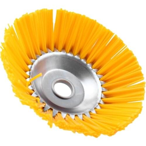 Nylon Brush Universal Trimmer Brush Head Cutter Durable Garden Tools Outer Diameter 200mm Inner Hole 25.4mm