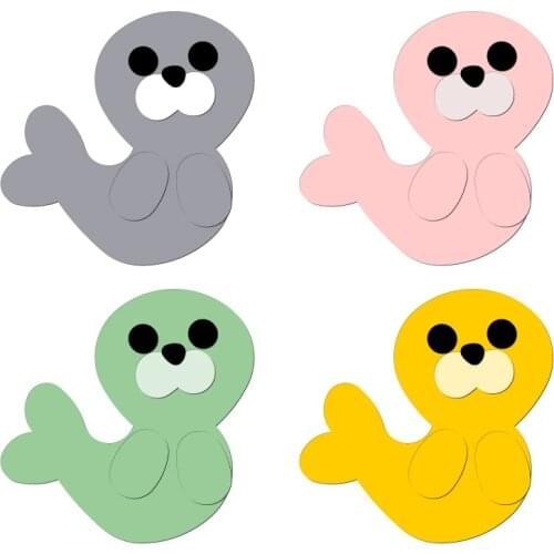 New Seal Wooden die Scrapbooking C-213-4 Cutting Dies Compatible with most die cutting machines