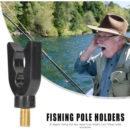 Carp Fishing Rod Rest Head Gripper Pole Holder Mount Bracket Clips Fishing Tackle Accessories Fishing Rod Rest Holder