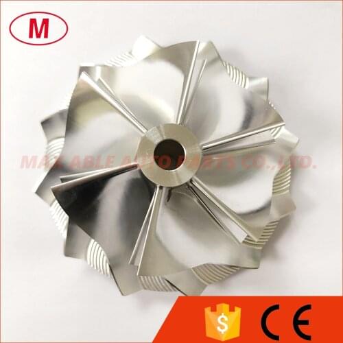 RHG6 60.65/82.05mm 6+6 blades high performance turbo milling/aluminum 2618/billet compressor wheel Chevy 6.6L