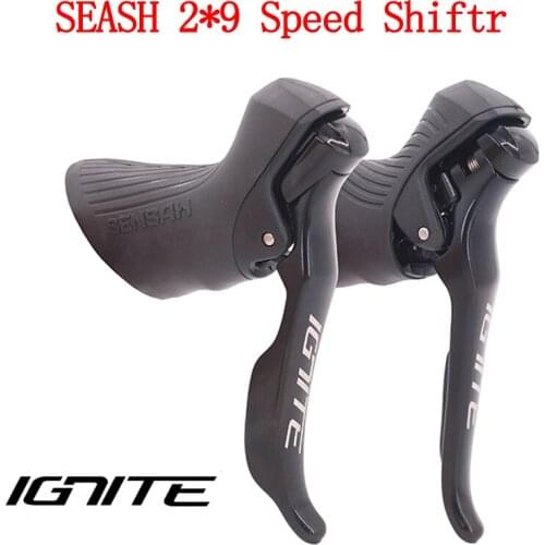 SENSAH road bike gear lever 2x8/2x9 speed brake lever bicycle derailleur is suitable for SHIMANO rear derailleur