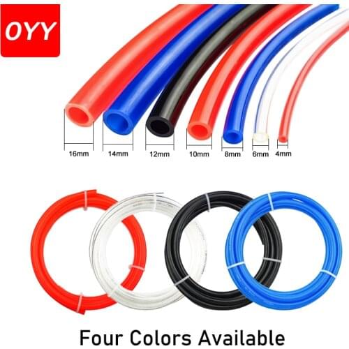 1M/2M/5M/10M Air Tubing Component Polyurethane Hose 4mm 6mm 8mm 10mm 12mm PU Pipe Line Hose for Compressor Pneumatic Tube