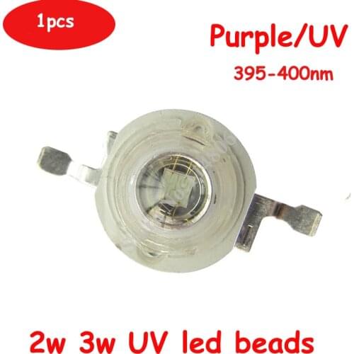 10pcs EPILEDS 45mil 2W 3W 3.4V 600~700mA UV Ultraviolet 395nm 400nm Chip LED Diodes Bulb Part Light