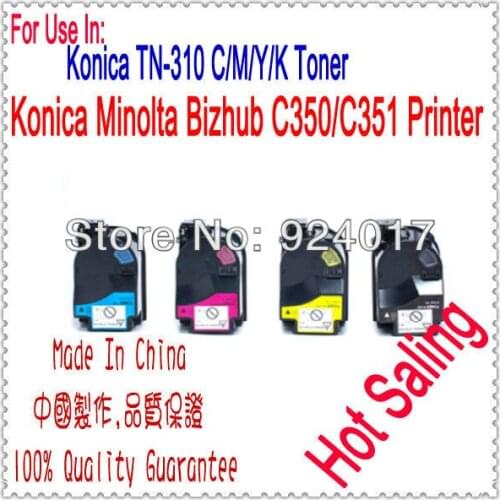 For Konica C450 C350 C351 C450P Refill Toner,For Konica 350 351 450 TN310 TN-310 TN310K TN310C TN310M TN310Y Toner Cartridge