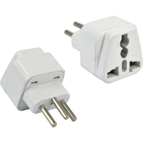High Quality White Universal EURO UK AU USA US EU to Swiss Switzerland Suisse 3 Pin Plug Adaptor Converter Travel Plug Adapter