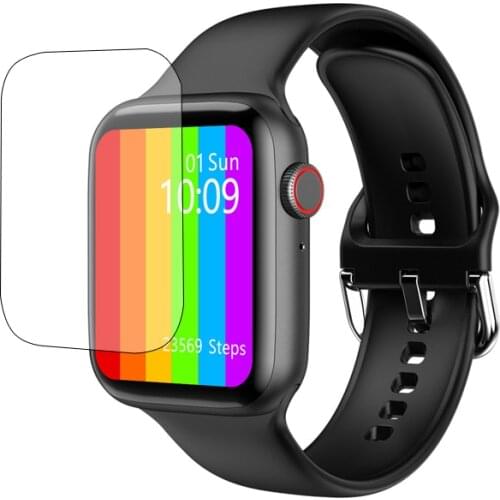 5pcs TPU Soft Smartwatch Protective Film Full Cover For BYSL/GIINKWE IWO W26 Smart Watch Series 6 40mm 44mm LCD Screen Protector