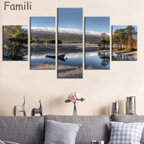 5Pcs/set HD Printed ringerike norway ringerike Painting Canvas Print room decor print poster picture canvas Free shipping