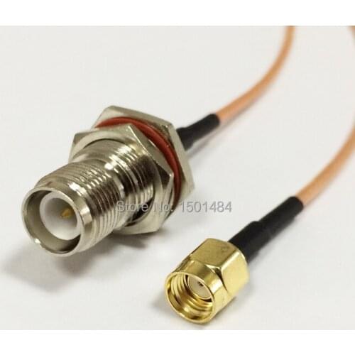 WIFI antenna cable RP SMA male to RP TNC female pigtail cable RG316 15CM 6" wholesale fast ship