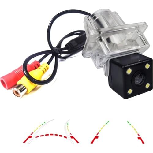 HD car rear camera HD LED for Mercedes Benz MB C Class W204 2007~2014 parking camera Dynamic trajectory
