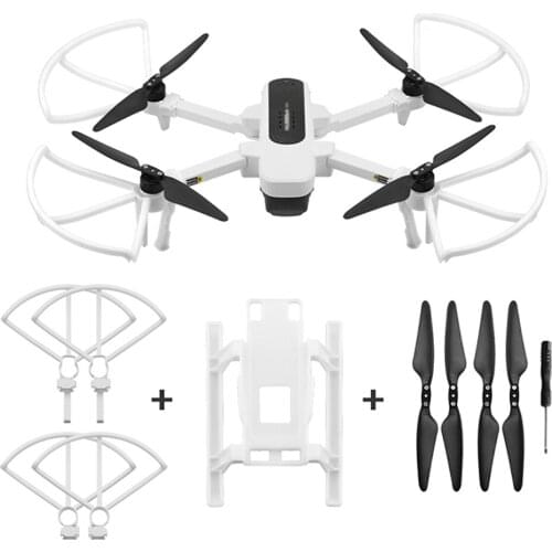 For Hubsan Zino H117S Drone Propeller Guards Heightened Landing Gear Height Leg Foot Protector Gimbal Protection Kit