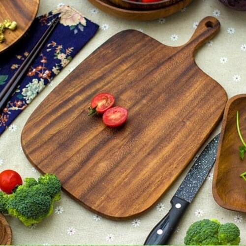 Breadboard Pizza board Fruit cutting board Environmentally friendly natural wood Chopping Board Wooden Tableware