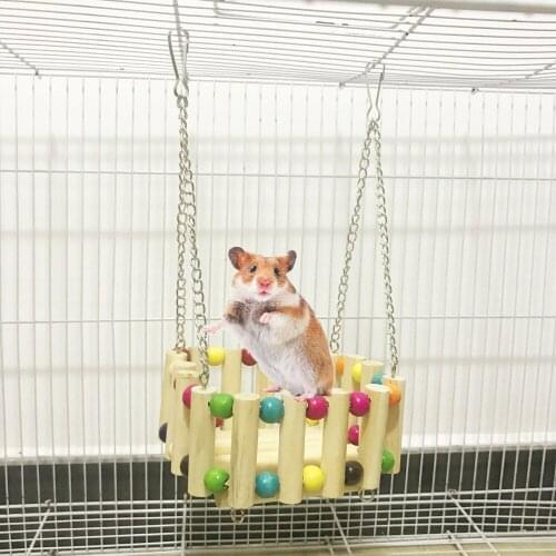 Chinchilla squirrel hamster hammock hammock hammock nest swing hamster toy shaker