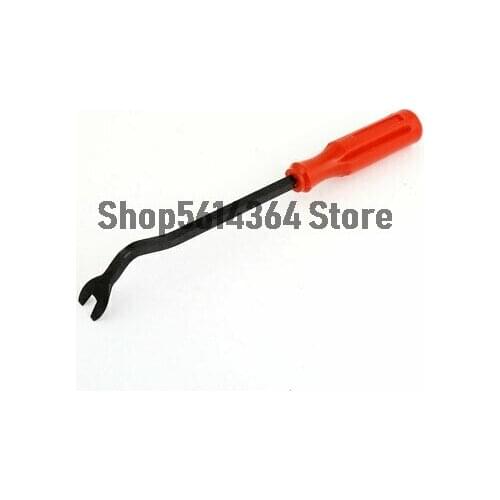Red Black Metal Plastic Nonslip Handle Door Clip Upholstery Remover Tool