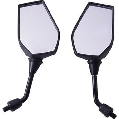 Motorcycle Side Rear View Mirrors For DERBI DRDPRO 50R GR1 250 125 50 For Honda Yamaha Suzuki Kawasaki New Black Pair