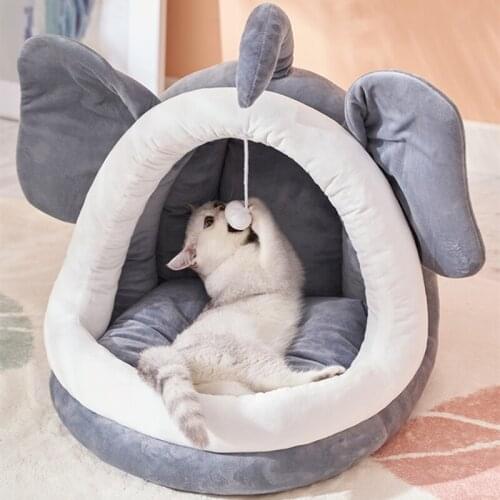Washable Cat Bed House Kennel Puppy Bed Dog House for Large Dogs Cat House Pet Bed Tent Dog Beds Dog Supplies Camas Para Perros