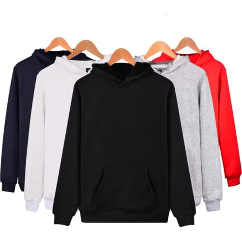 2020 New Fleece Hoodie Women Men Autumn Winter Fashion Pullover Warm Clothing Jacket Fitness Basic Sweatshirt Plus Size XXS-4XL