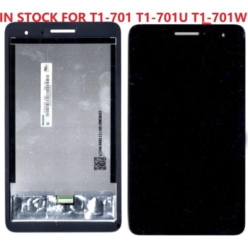 New T1-701U lcd For 7 INCH Huawei Honor Play Mediapad T1-701 T1-701W display lcd with touch screen digitizer assembly