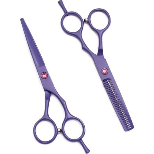 5.5" Customized Logo Barber Scissors Professional Japanese Steel Hair Cutting Shears Hairdressing Thinning Scissors Salon 1013