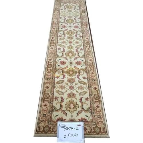 Original single export Turkish handmade carpets OUSHAK Ozarks pure wool carpet XVT4-2 2.5X10gc158zieyg14