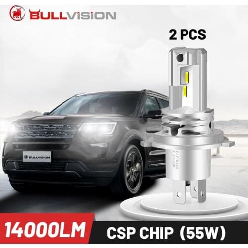 H11 H7 LED Car Lamp 6000K H4 H8 H9 Light Bulb HB3 HB4 4300K 8000K 14000LM Ice Bulb For Auto 9005 9006 Fanless CSP Headlight 12V