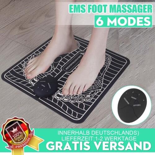 EMS Foot Massager Electric Intelligent Muscle Stimulation Pulse Acupuncture Therapy USB Charge Voetmassage Apparaat Pain Relief