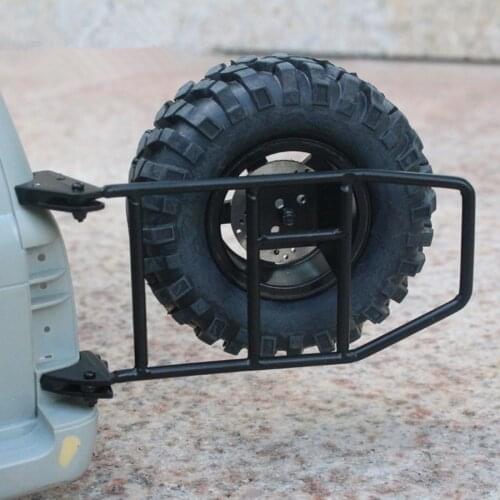 Rc Cars Body Rear Metal Spare Tires Mount For 1:10 Scale Remote Control Toy Car Toyota LC80 Model Parts Accessories