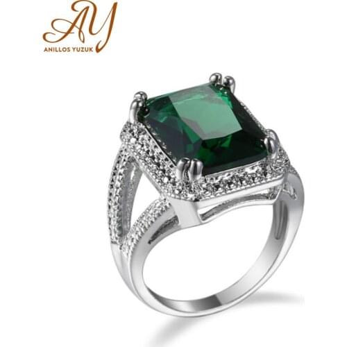 Anillos Yuzuk New Big Promotion Real Classic Charm Ring Element Imitated Zirconia Rings For Women Wedding Engagement Jewelry