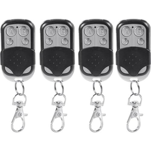 1PC Universal 4 Button Gate Garage Door Opener Remote Control 433MHZ Clone Fixed Learning Code For Gate Garage Door