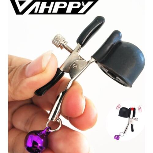 1Pcs Vibrator nipple clamps sex toys for woman Flirting Sex Flirt Bdsm Bondage nipple Stimulator Exotic Accessories adults sex