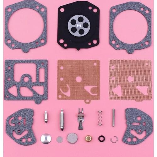 2pcs Carburetor Rebuild Repair Kit For Poulan 2800 3300 Echo CS510 CS550 CS5000 CS6701 Chainsaw Part Walbro K20-HDA