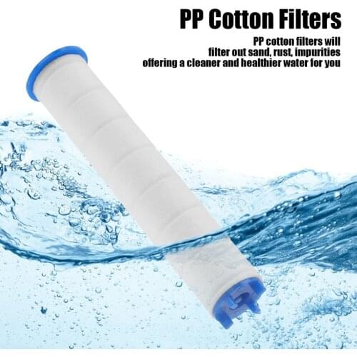 5PCS Shower Head Filter PP Cotton Portable Mini Water Filter Negative Ions Pressurized Handheld Shower Head SPA Sprayer