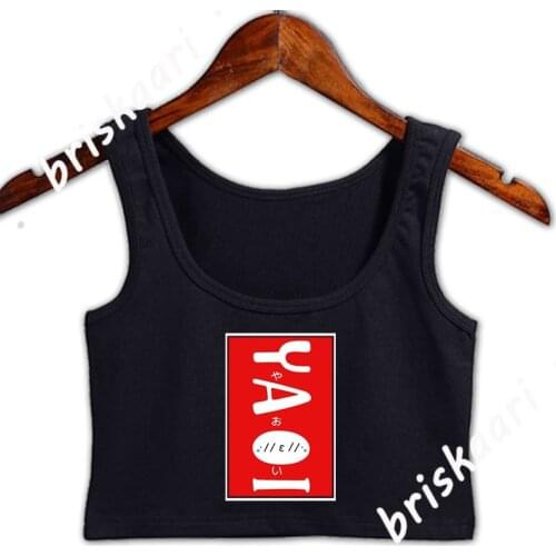 Anime Yaoi Bl Fujoshi Fudanshi Otakus Manga Manhwa Crop Top Women Summer Girls Designing S-XXL New Style Gift Natural Tops Vest