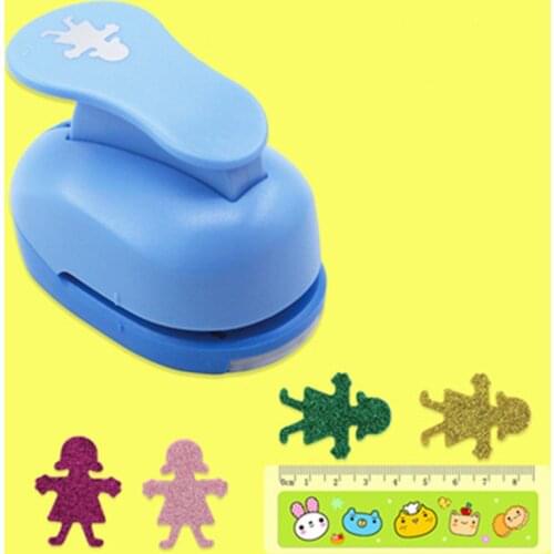 Free Ship 9mm-48mm Girls shape Craft Hole Punch Photo Frame Greeting Card Kids DIY Tools Ballet Girl Design Paper and Eva Cutter