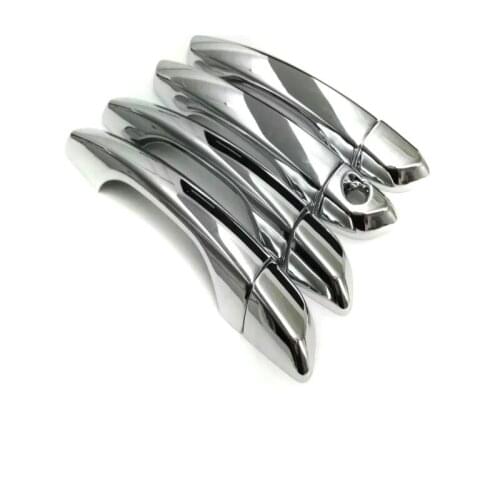 FIT FOR HYUNDAI ELANTRA AVANTE 2016 2017 CHROME DOOR HANDLE COVER TRIM MOLDING CATCH OVERLAY GARNISH CAP CUP PROTECTOR 8PCS/SET